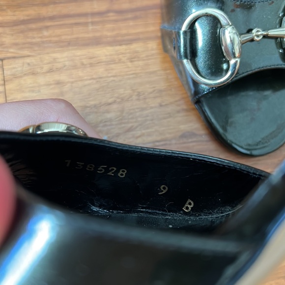 Gucci Patent Leather Horsebit Heels 9 - Picture 4 of 9